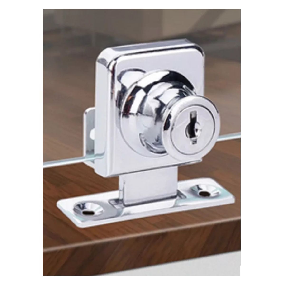 GENERICO - Cerradura Puerta Vidrio Mueble Simple De 3 A 8mm……