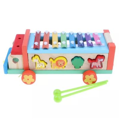 Imagen 2 del producto Camión Encaje- Xilófono juego didáctico madera bebé- niños…