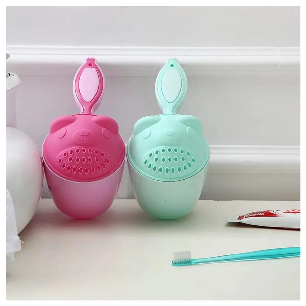 OEM - JARRA REGADERA DE DUCHA PARA BEBE VERDE