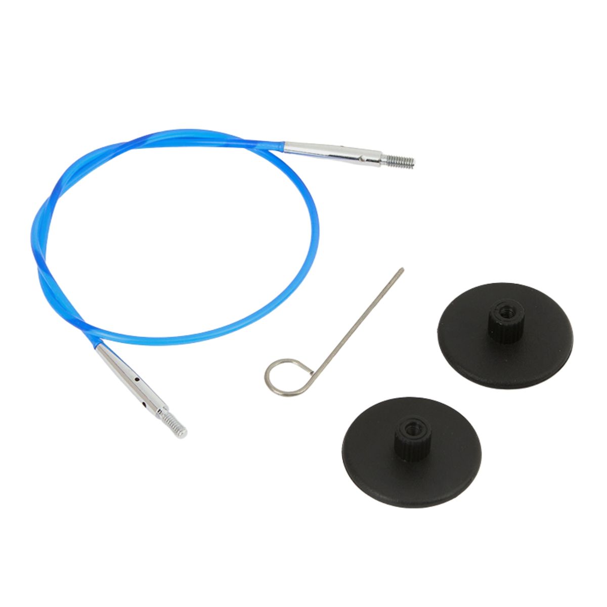 GENERICO - Cable conector 50cm (28cm) palillos Intercambiables Knit Pro