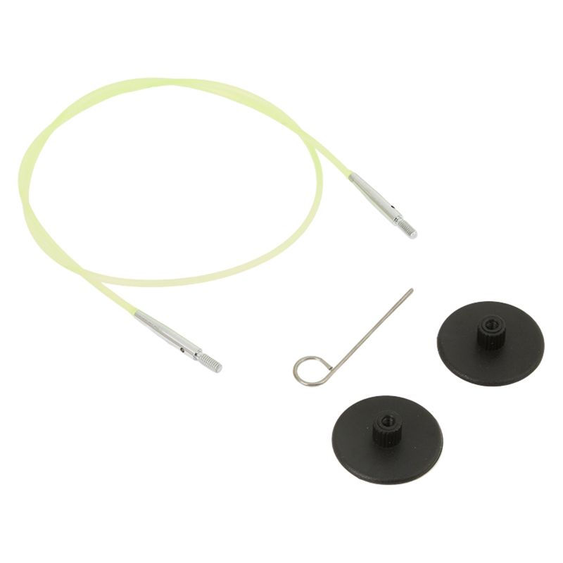 GENERICO - Cable conector 60cm (35cm) palillos Intercambiables Knit Pro