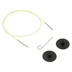 GENERICO - Cable conector 60cm (35cm) palillos Intercambiables Knit Pro