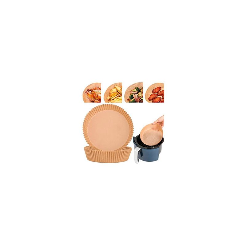 GENERICO - Forros Desechables Antiadherente Freidora 100 Pcs Air Fryer