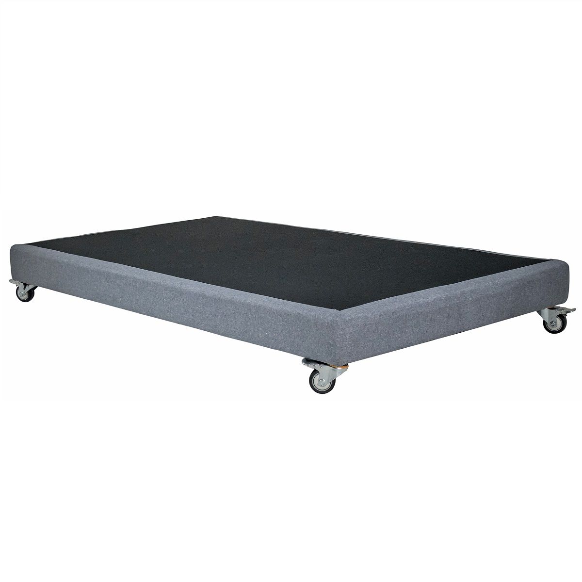 BLOCCARE - Base de Cama 1.5 Plaza Box 8 cm de 190 cm - Con Ruedas Caster Deluxe