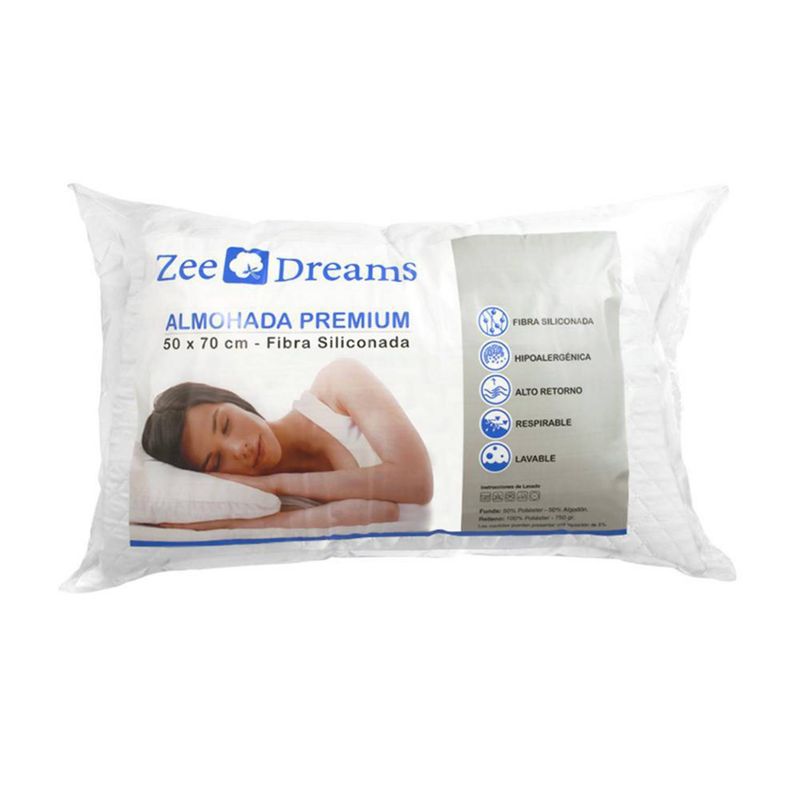 GENERICO - Almohada Premium Funda Acolchada 50x70 - S4062