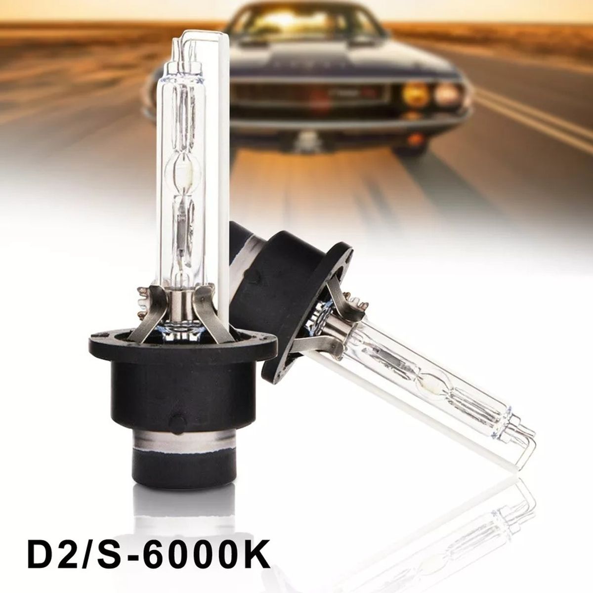 GENERICO - X2 Ampolleta Xenón D2s 6000k 35wtts Auto