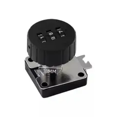 GENERICO - Cerradura Para Mueble Cajon Puerta Con Clave Hasta 20 mm