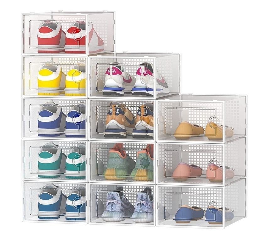 HOMER DESIGN - Caja Organizadora De Zapatos Set X4 Homer Apilables Firmes