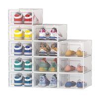 Caja Organizadora De Zapatos Set X4 Homer Apilables Firmes
