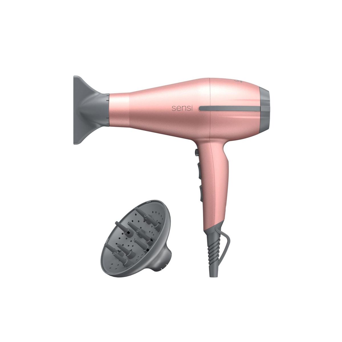 GAMA - Secador De Pelo 2200W 2Vel 3Temp Tempo Sensi 5D Rose Gama