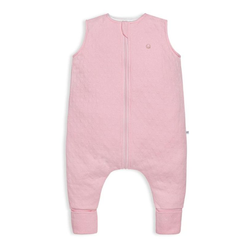 POMPON PIMA - Saco de Dormir de Algodón Acolchado - Pima - Rosa