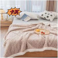 Frazada de Polar - Manta termica con Chiporro 2 plazas Beige