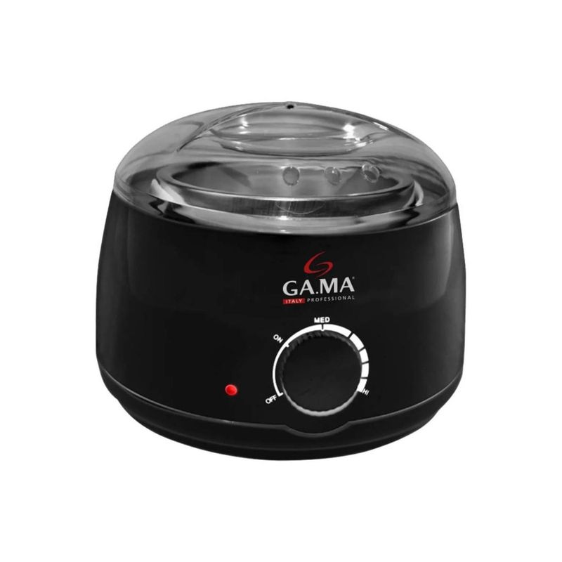 GAMA - Olla Calentadora De Cera Para Depilacion Negro 500cc Gama