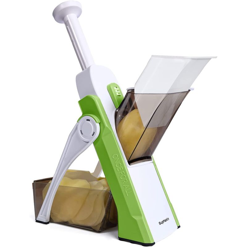 GENERICO - PICADORAS VERTICAL PARA COCINA CORTADOR DE FRUTAS Y VERDURAS VERDE…