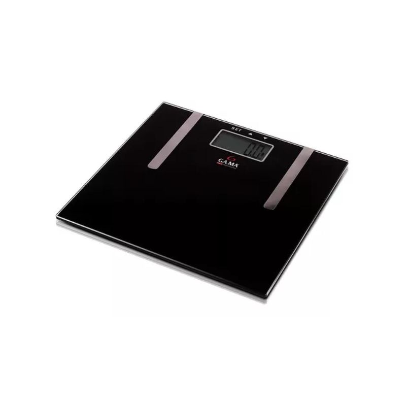 GAMA - Balanza Peso Digital 150Kg Negro Luxury Negro SCF2000 Gama