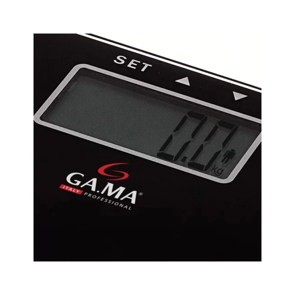 GAMA - Balanza Peso Digital 150Kg Negro Luxury Negro SCF2000 Gama