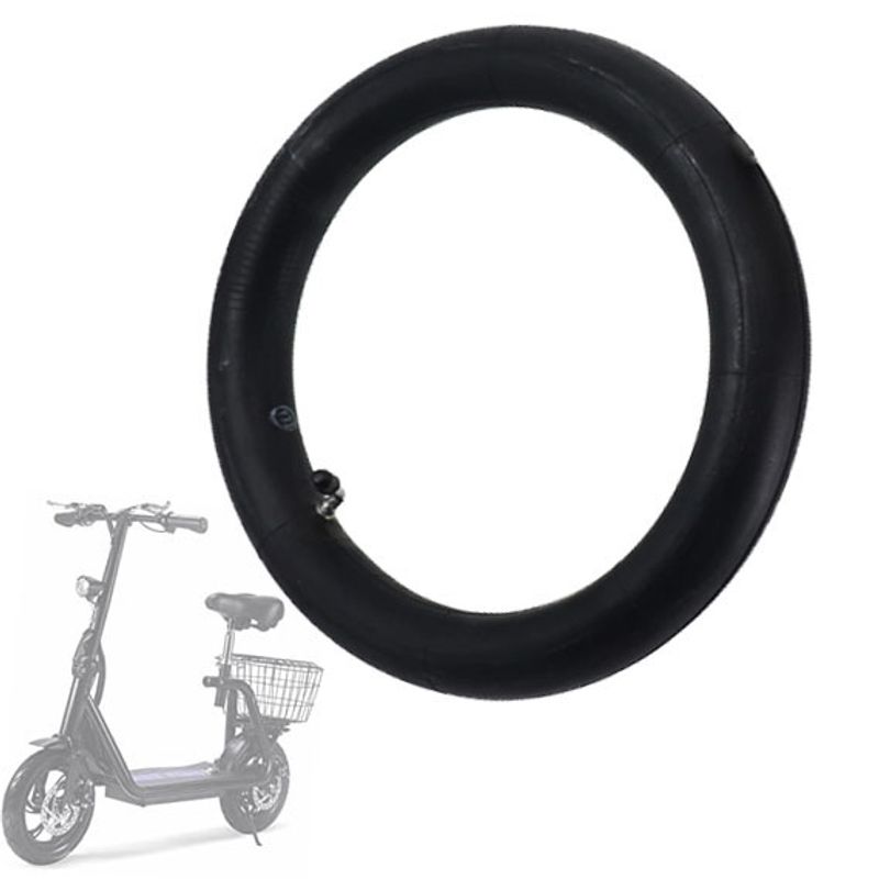 GENERICO - Cámara Scooter Eléctrico 12 1/2 X 2.1/4 Válvula Curva