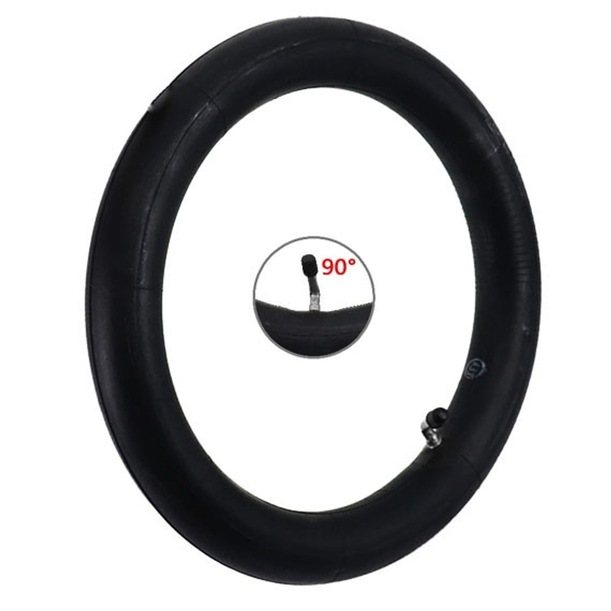 GENERICO - Cámara Scooter Eléctrico 12 1/2 X 2.1/4 Válvula Curva