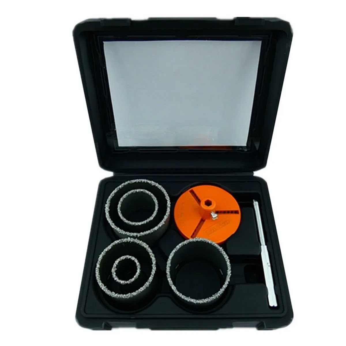 MAKAWA - Kit Set Juego Broca Sierra Copa Diamantada 7 Piezas Makawa