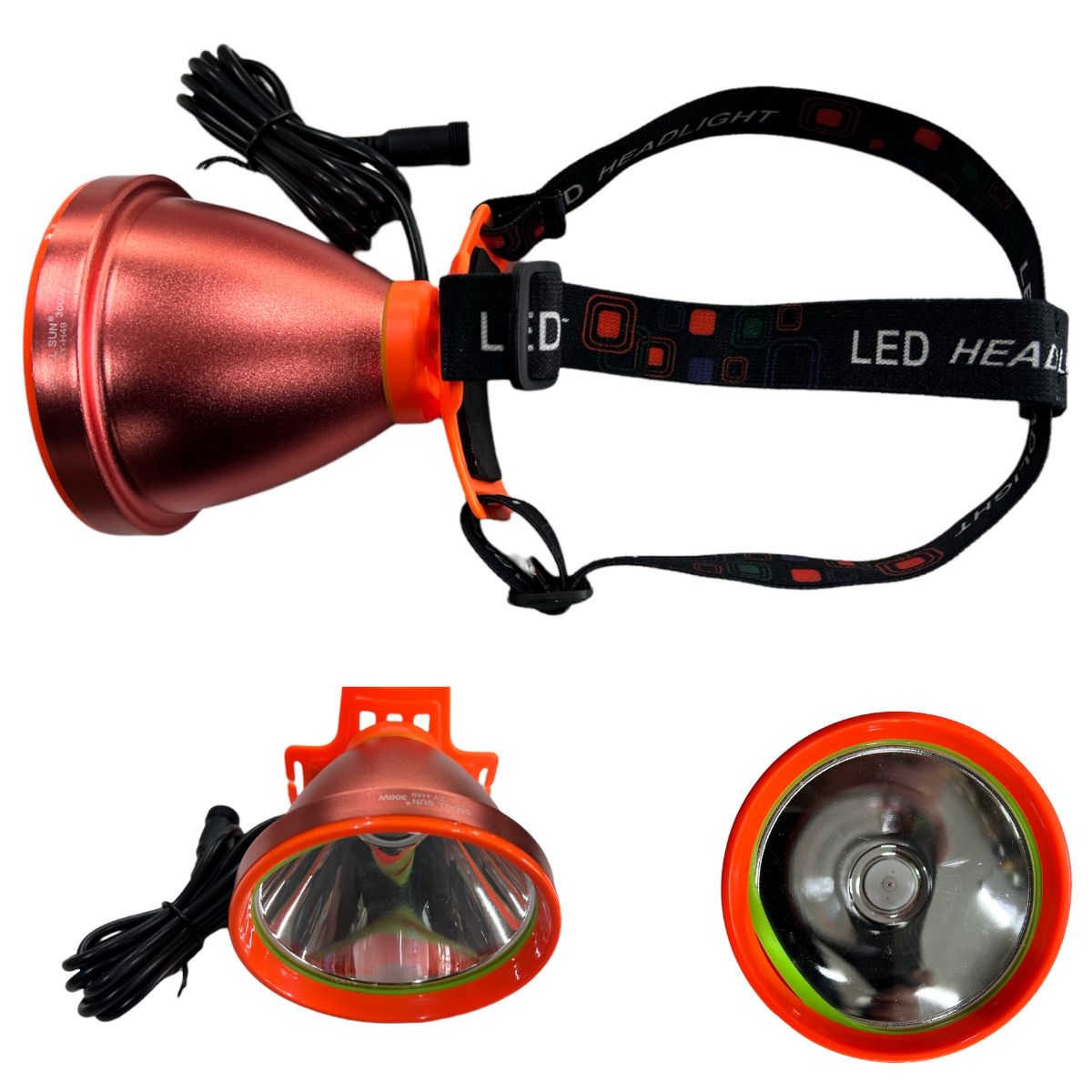 GENERICO - Foco Led De Caza De Luz Roja De 300w  Linterna Para Cabeza