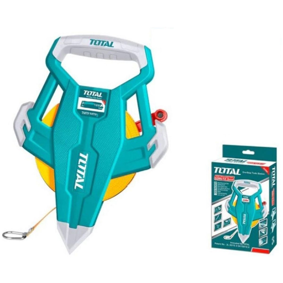 TOTAL TOOLS - Huincha De Medir Fibra 100mts Total Tmtf131006