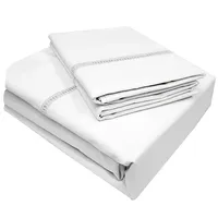 Juego De Sabanas Full Enlace Blanco 200 Hilos