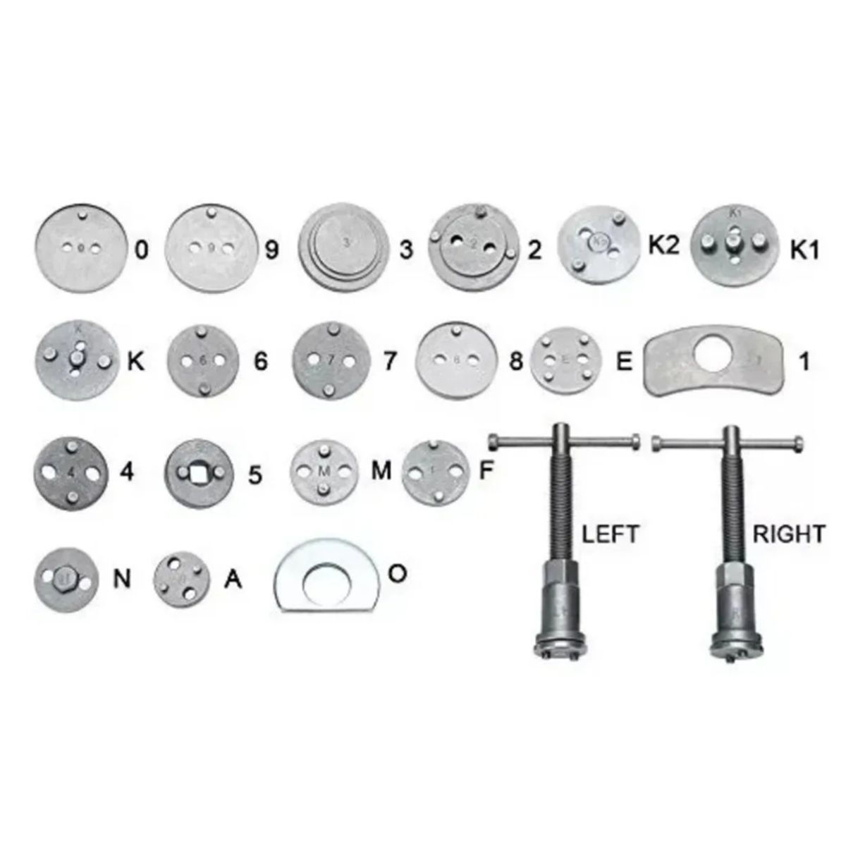 GENERICO - Set De Reparacion Compresor Piston De Caliper Freno 21 Piezas