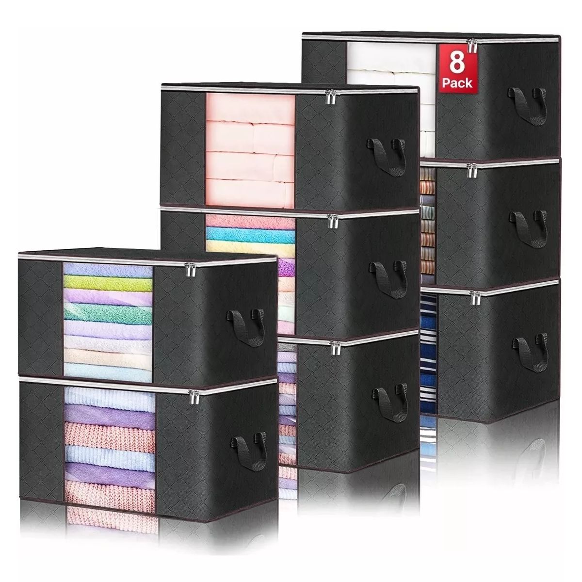 TNAKIEX - 8 Unidades Organizador De Bolsas De Almacenamiento De Ropa