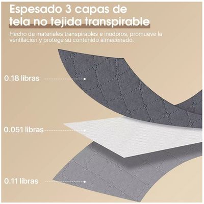 Imagen 2 del producto 8 Unidades Organizador De Bolsas De Almacenamiento De Ropa