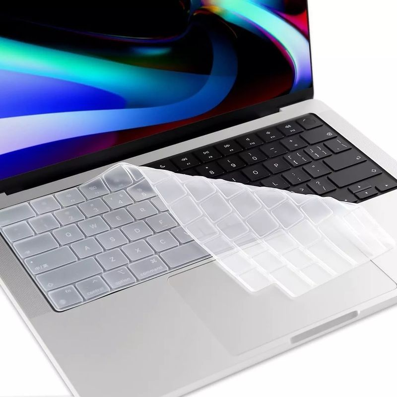 KUANGYE - Protector Cubre Teclado Para Macbook Pro 14 16 M1 Pro Max A2442 A2485