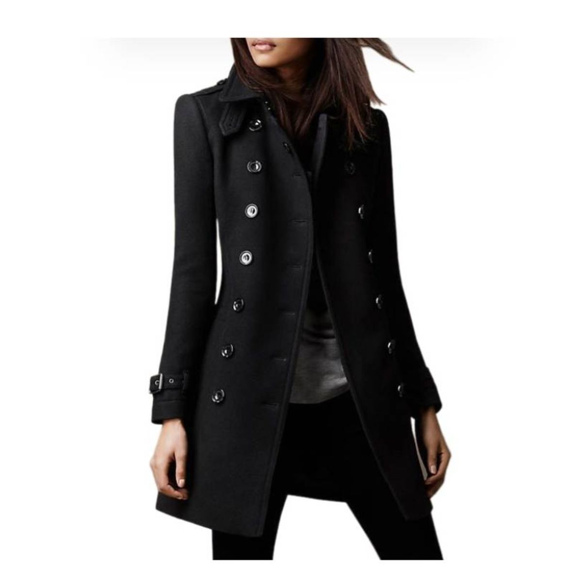 TIOZONEY - TIOZONEY Chaqueta de moda mujer - Negro
