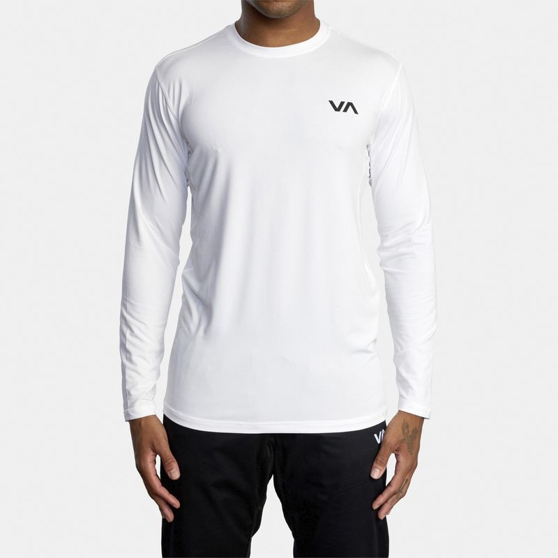 RVCA - Polera Hombre Sport Vent Ls M Kttp Blanco RVCA