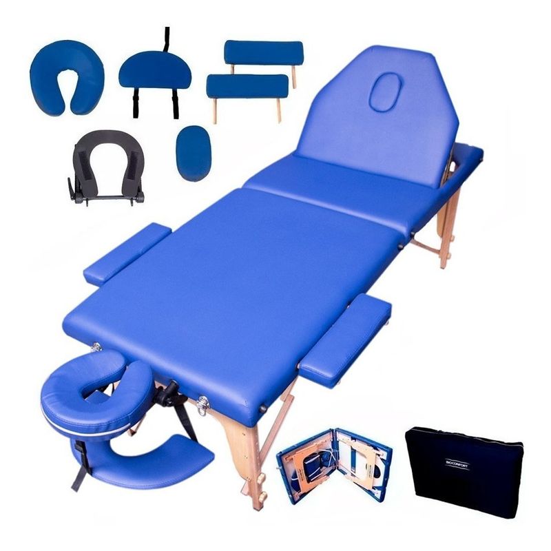 NANOFORT - Camilla Masaje Nanofort Plagble Spa Fisioterapia 3 Cuerpos Azul