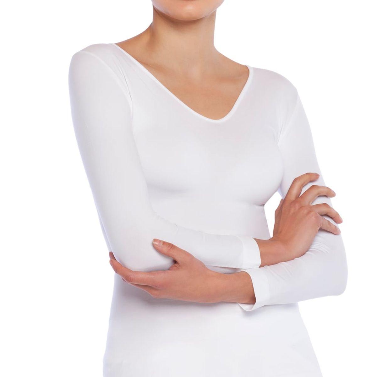 MONARCH - Polera Esencial Salud Blanco Monarch