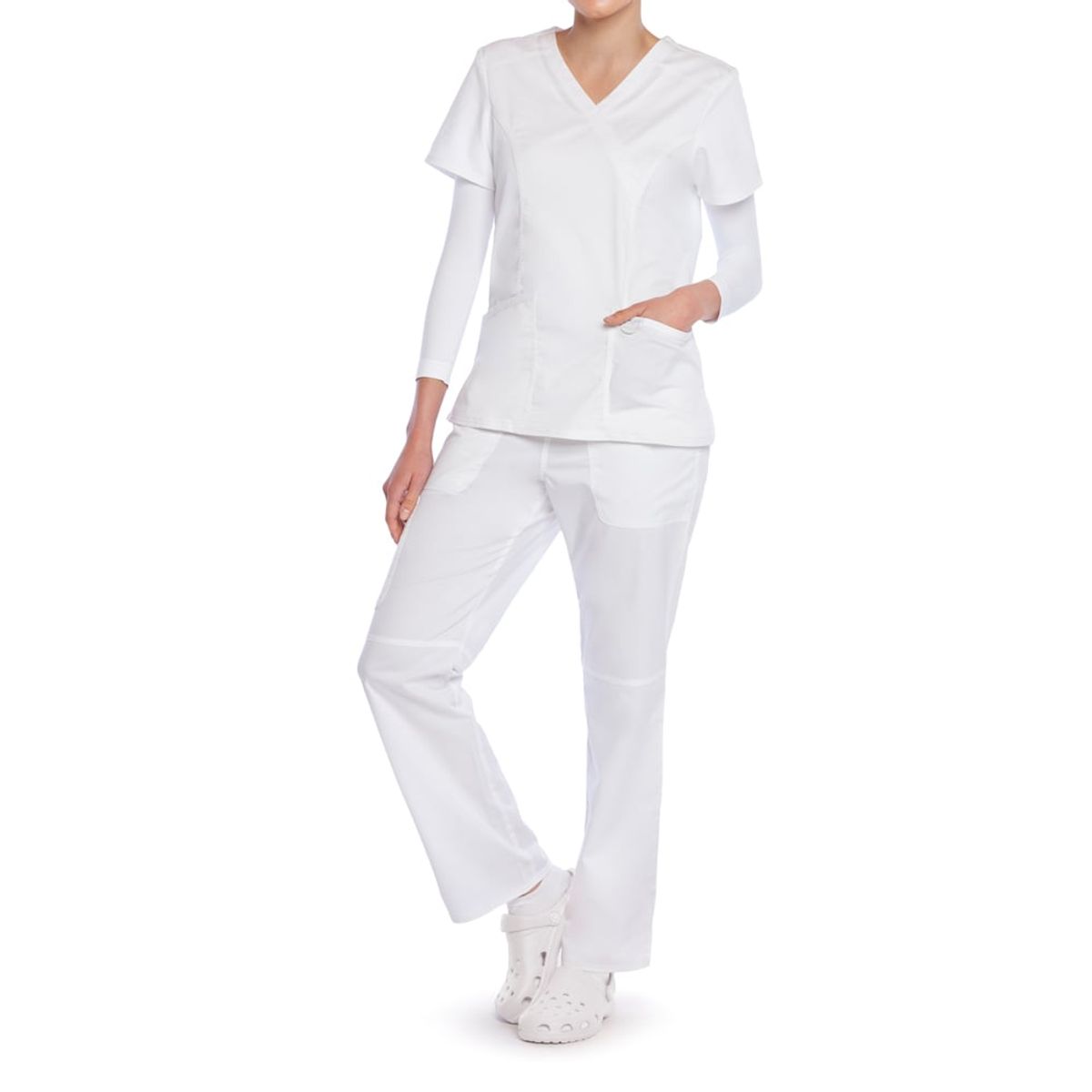 MONARCH - Polera Esencial Salud Blanco Monarch