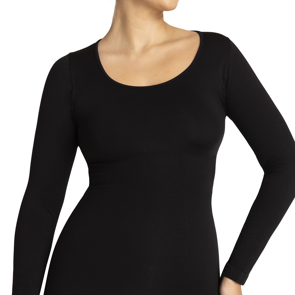 MONARCH - Polera Faja Larga Negro Monarch