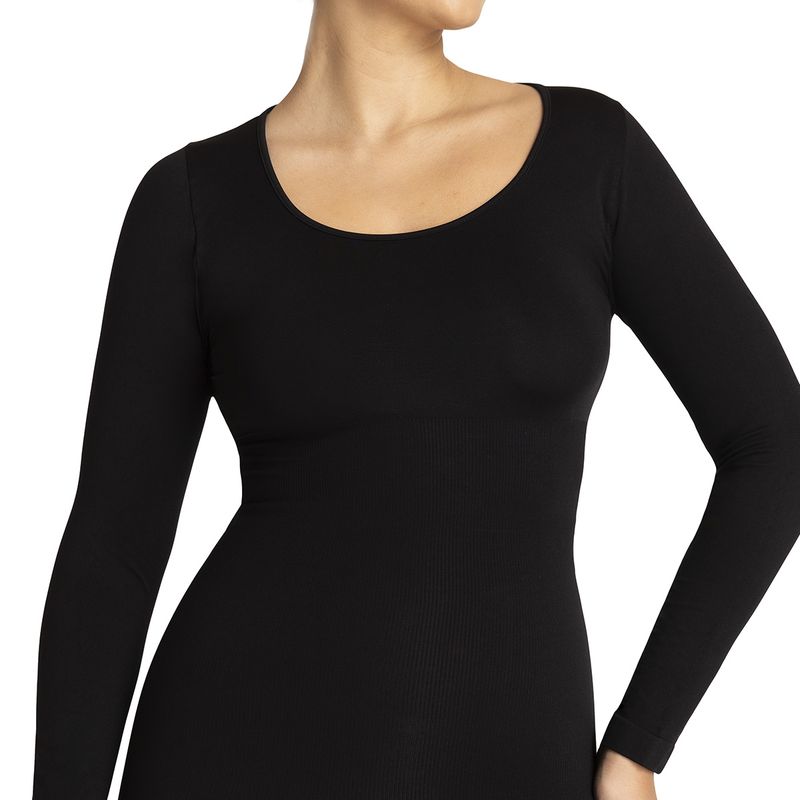 MONARCH - Polera Faja Larga Negro Monarch