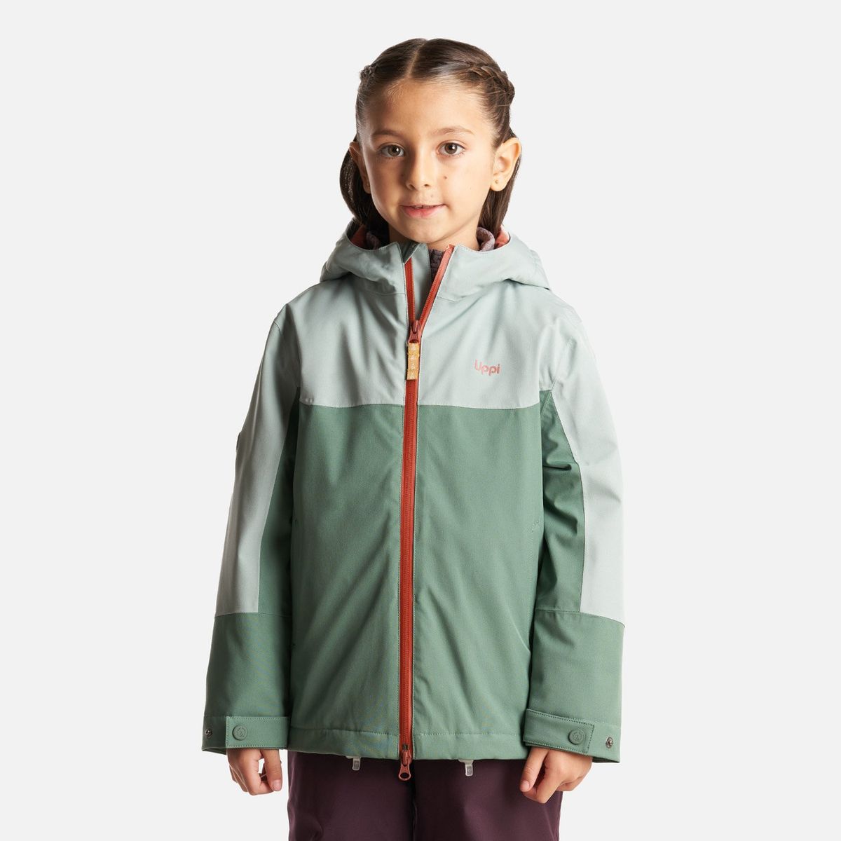 LIPPI - Chaqueta Niña Sierra Nevada B-Dry Steam-Pro Hoody Jacket Verde Botella/Jade Lippi