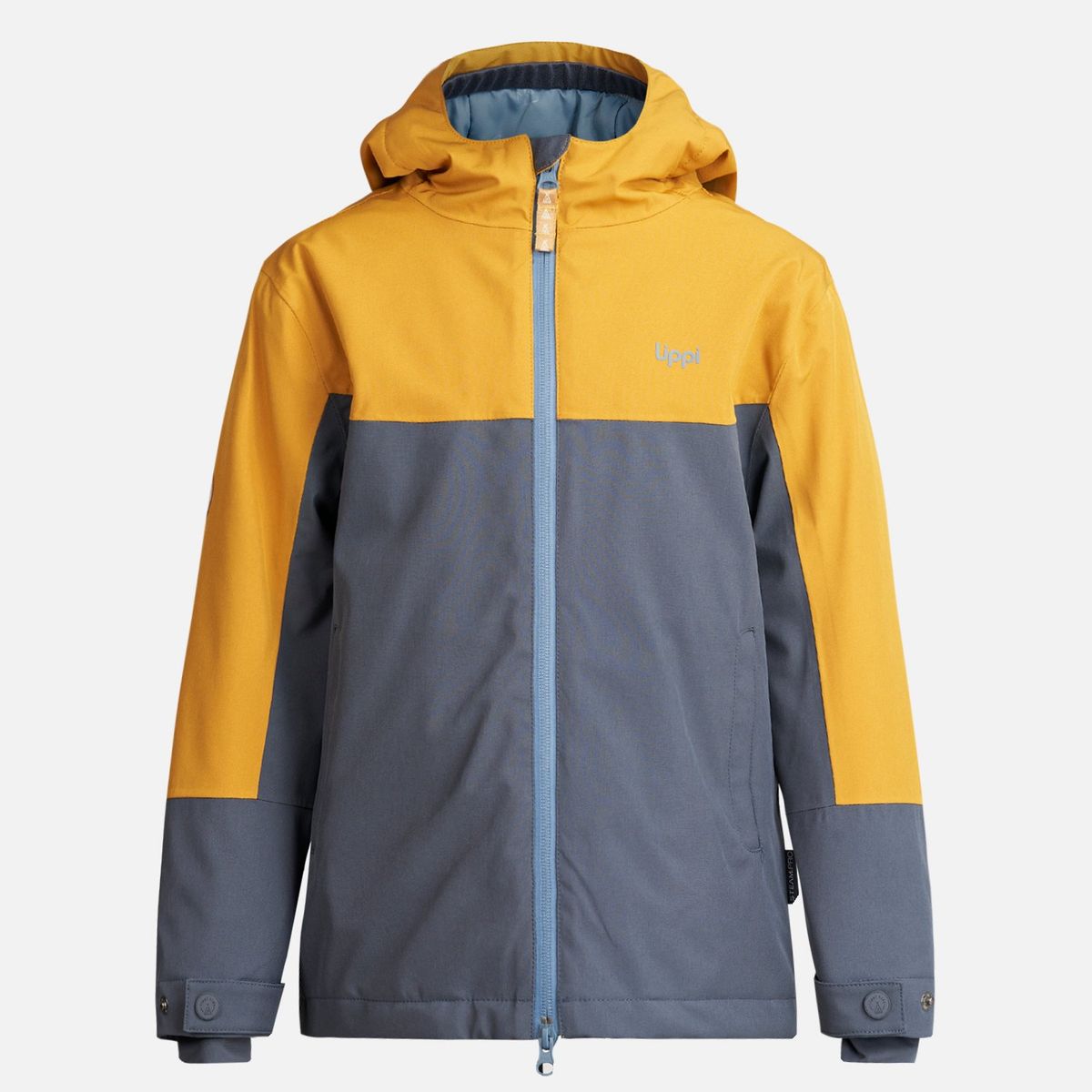 LIPPI - Chaqueta Niño Sierra Nevada B-Dry Steam-Pro Hoody Jacket Azul Noche/Mostaza Lippi