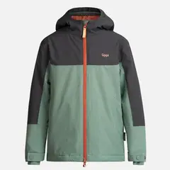 LIPPI - Chaqueta Niño Sierra Nevada B-Dry Steam-Pro Hoody Jacket Verde Botella/Negro