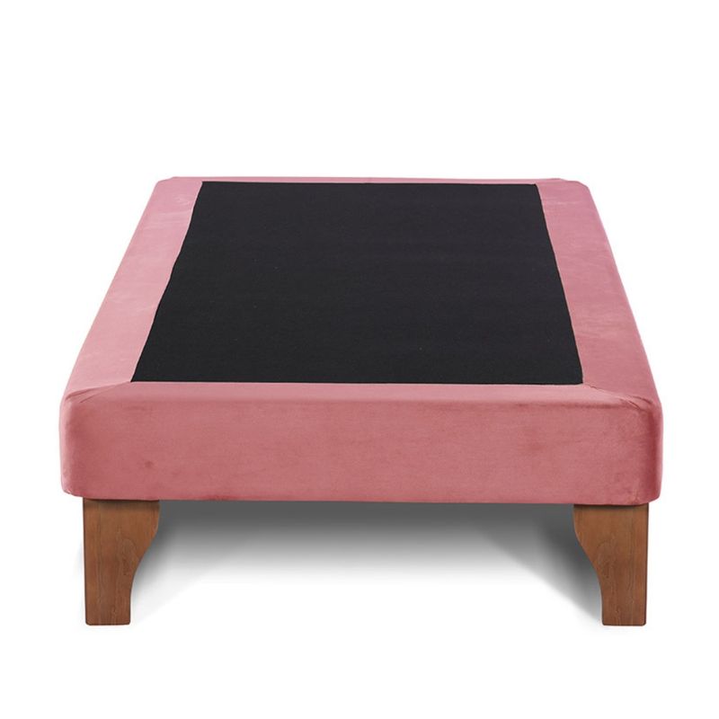 DULCES SUEÑOS - Base De Cama Europea Palo Rosa Felpa 1.5 Plaza 105X200