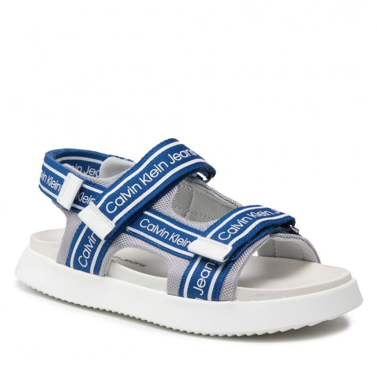 CALVIN KLEIN - Sandalia Niño Velcro  Azul Calvin Klein