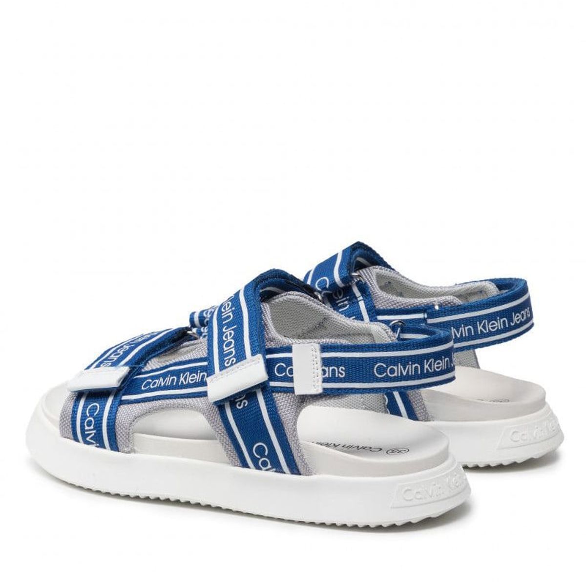CALVIN KLEIN - Sandalia Niño Velcro  Azul Calvin Klein