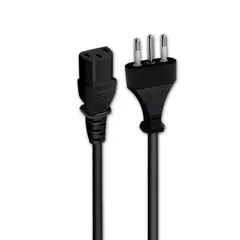 ULINK - Cable de Poder PC y Electrodomésticos de 3 Metros 10A /220V - Negro
