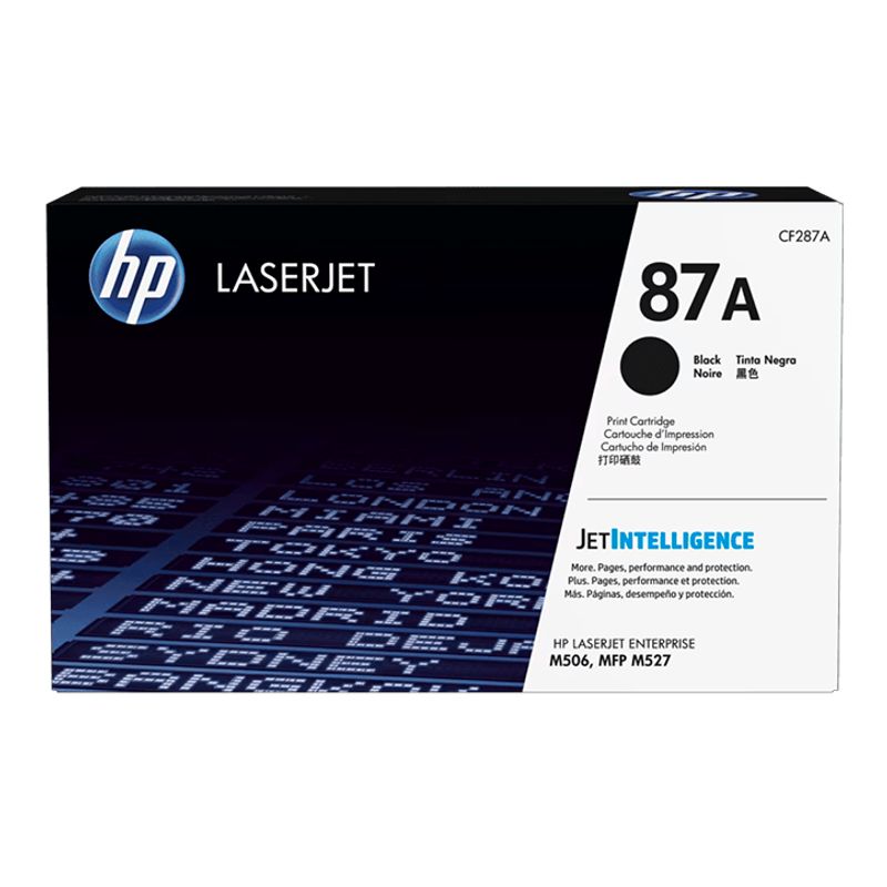 HP - Cartucho de Tóner HP 87A Negro LaserJet Original