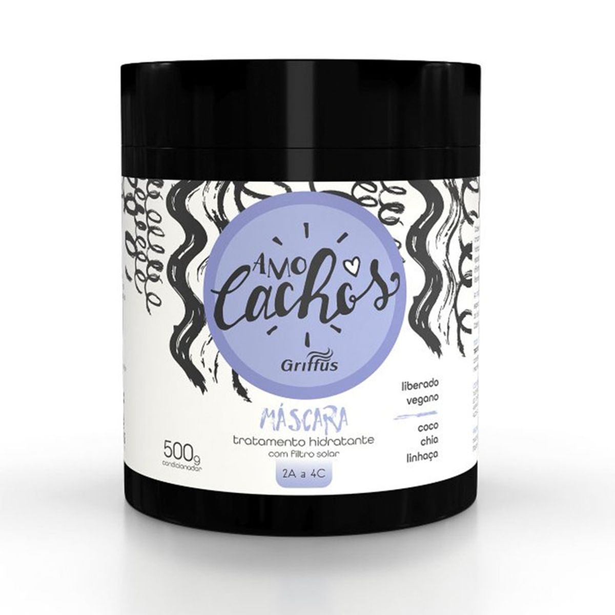 GRIFFUS - Tratamiento Hidratante Griffus Para Ondas, Rizos Y Crespos  500 Gr