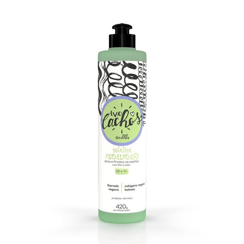 GRIFFUS - Gel Moldeador Griffus Para Ondas, Rizos Y Crespos 420 Ml
