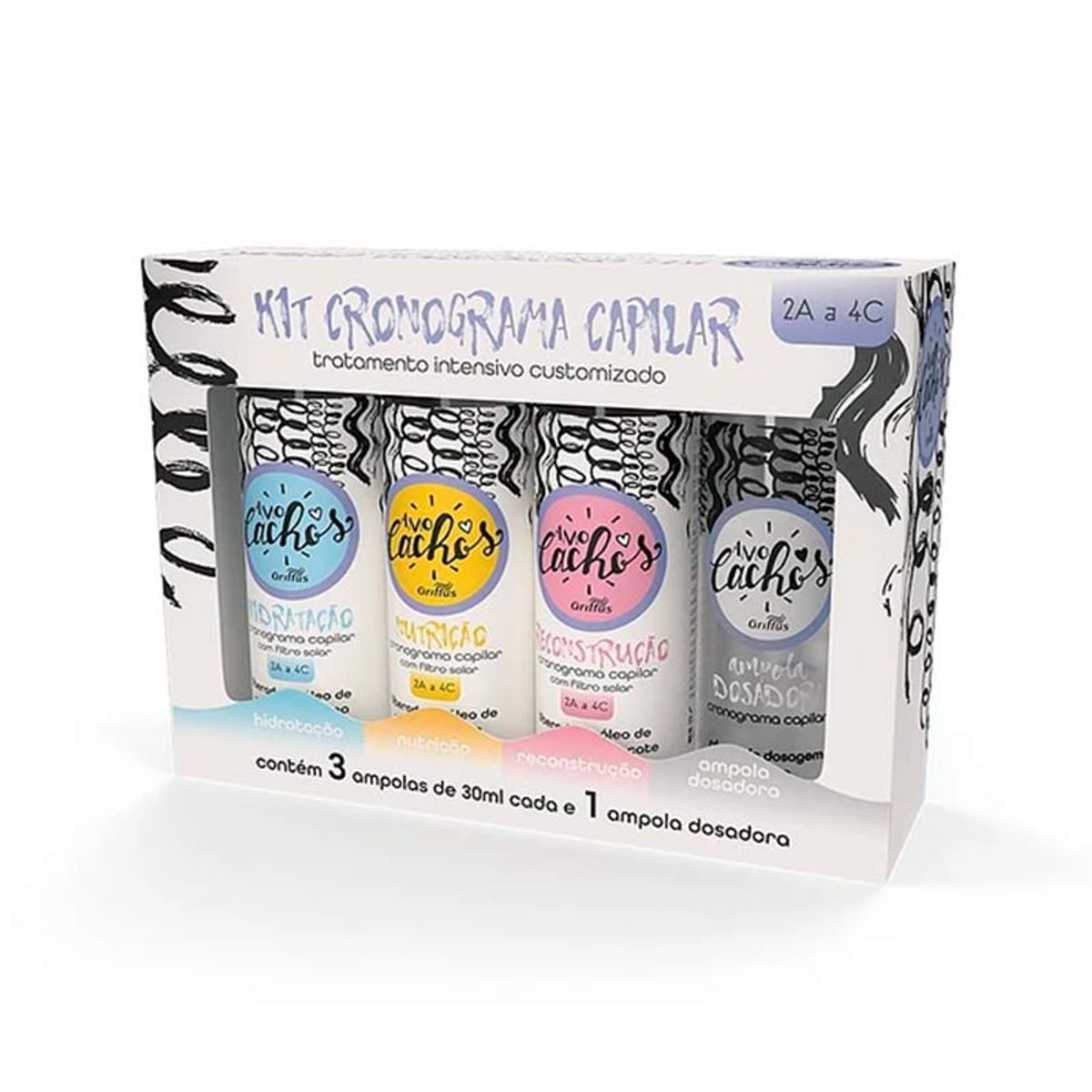 GRIFFUS - Kit Cronograma De Recuperación Capilar Griffus 30 Ml C/U