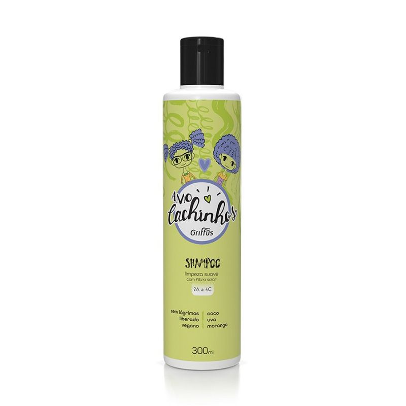 GRIFFUS - Shampoo Griffus Para Niños Con Ondas, Rizos Y Crespos  300 Ml