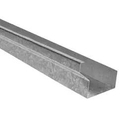 GENERICO - Pack 10 Canaleta Canal Galvanizado Medida 0.30 x 2 Mt